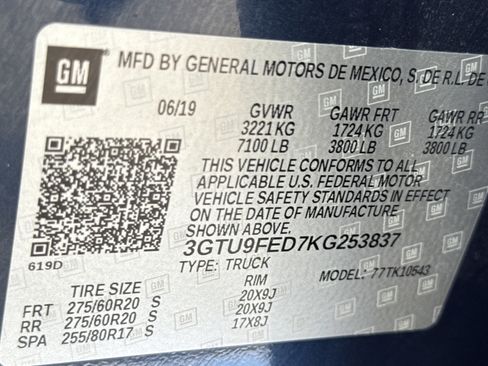 Used 2019 GMC Sierra 1500 Denali w/ Technology Package image 35