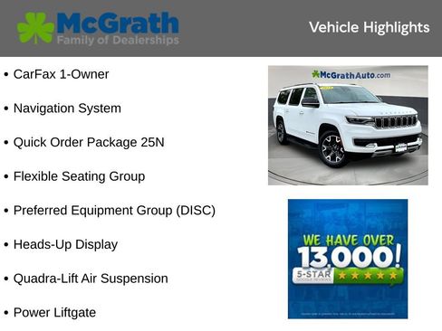 Used 2024 Jeep Wagoneer L Series III w/ Flexible Seating Group AWD/4WD image 6