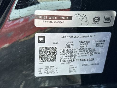 New 2026 Chevrolet Traverse RS AWD/4WD image 30