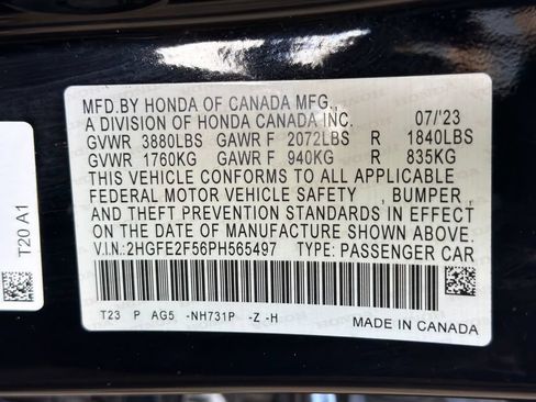 Used 2023 Honda Civic Sport image 34