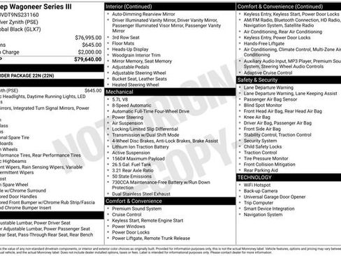 Used 2022 Jeep Wagoneer Series III image 7