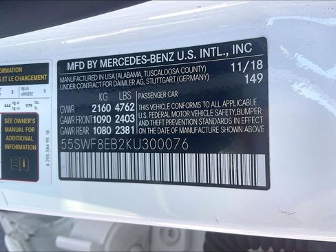 Used 2019 Mercedes-Benz C 300 4MATIC Sedan w/ Premium Package image 21