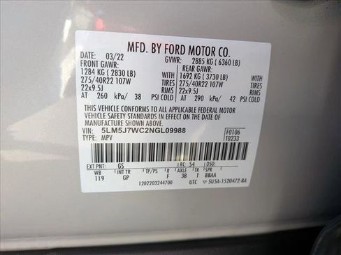 Used 2022 Lincoln Aviator Reserve w/ Equipment Group 201A image 25