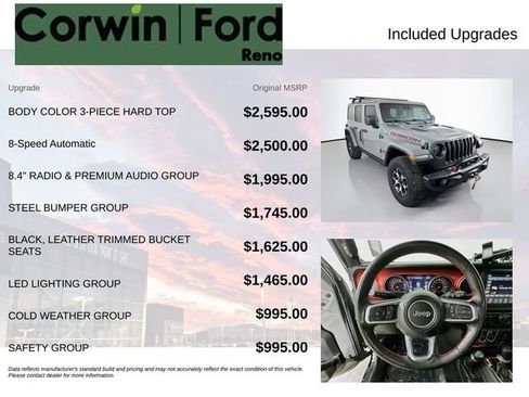 Used 2021 Jeep Wrangler Unlimited Rubicon AWD/4WD image 3
