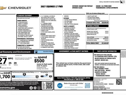 New 2027 Chevrolet Equinox LT