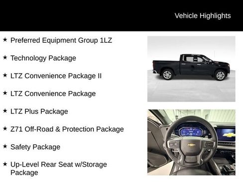 Certified 2023 Chevrolet Silverado 1500 LTZ w/ Technology Package AWD/4WD image 16