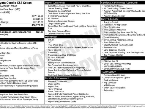 Used 2024 Toyota Corolla XSE FWD image 36