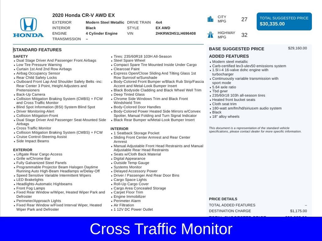 Used 2020 Honda CR-V EX image 6