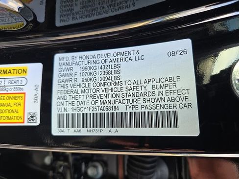 New 2026 Honda Accord LX image 19