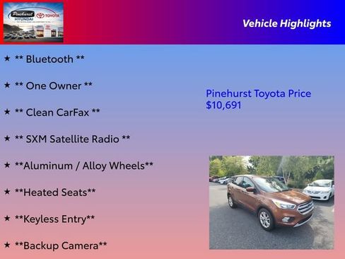 Used 2017 Ford Escape SE w/ SE Cold Weather Package FWD image 16