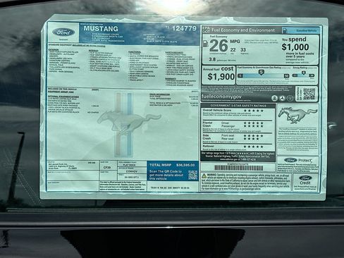 New 2026 Ford Mustang Coupe w/ Mustang Nite Pony Package RWD image 17