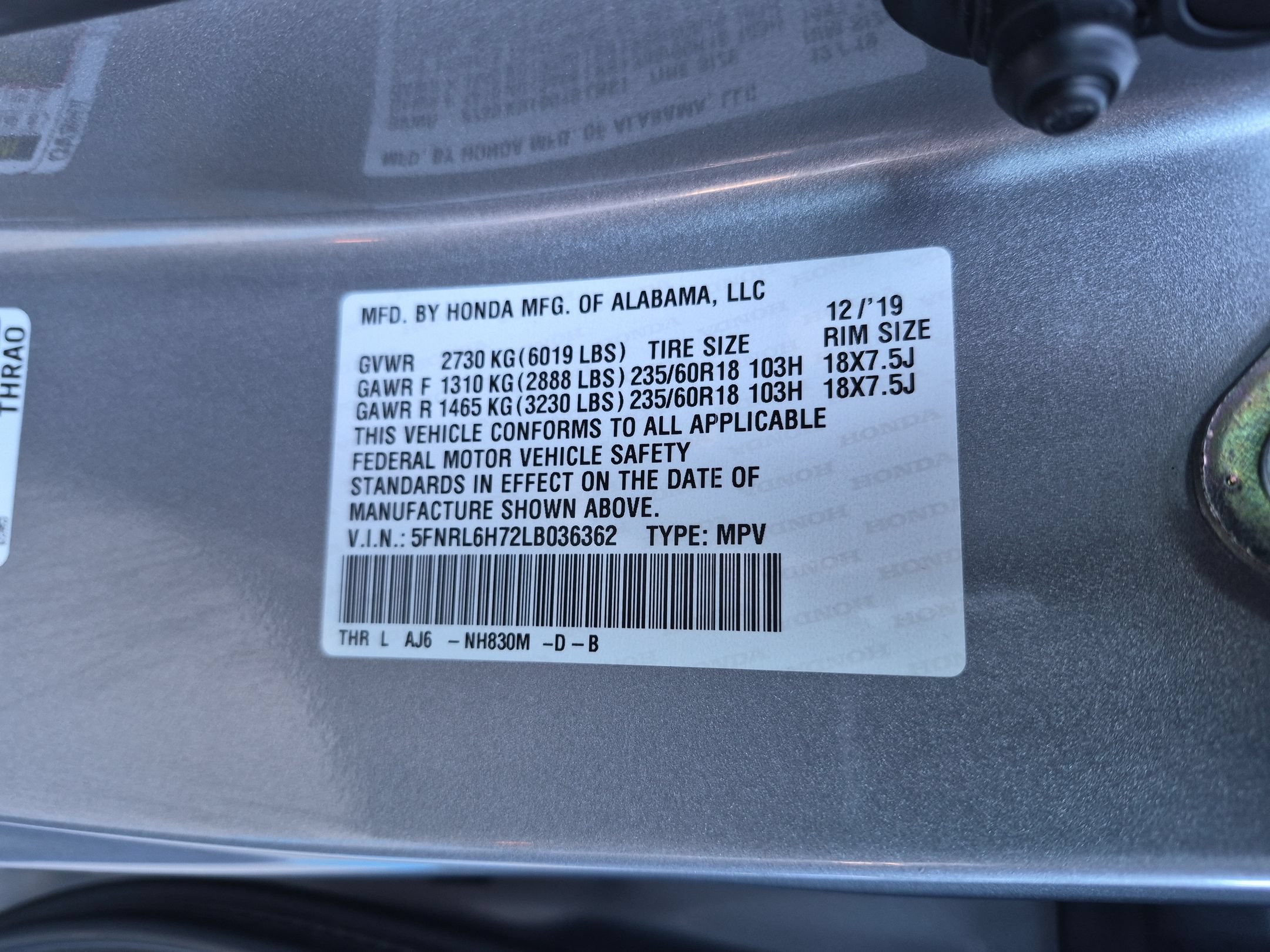 Used 2020 Honda Odyssey EX-L image 38