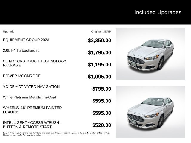 Used 2016 Ford Fusion SE w/ Equipment Group 202A FWD image 5