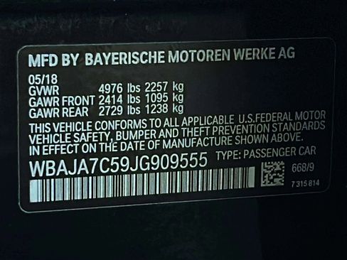 Used 2018 BMW 530i xDrive image 58