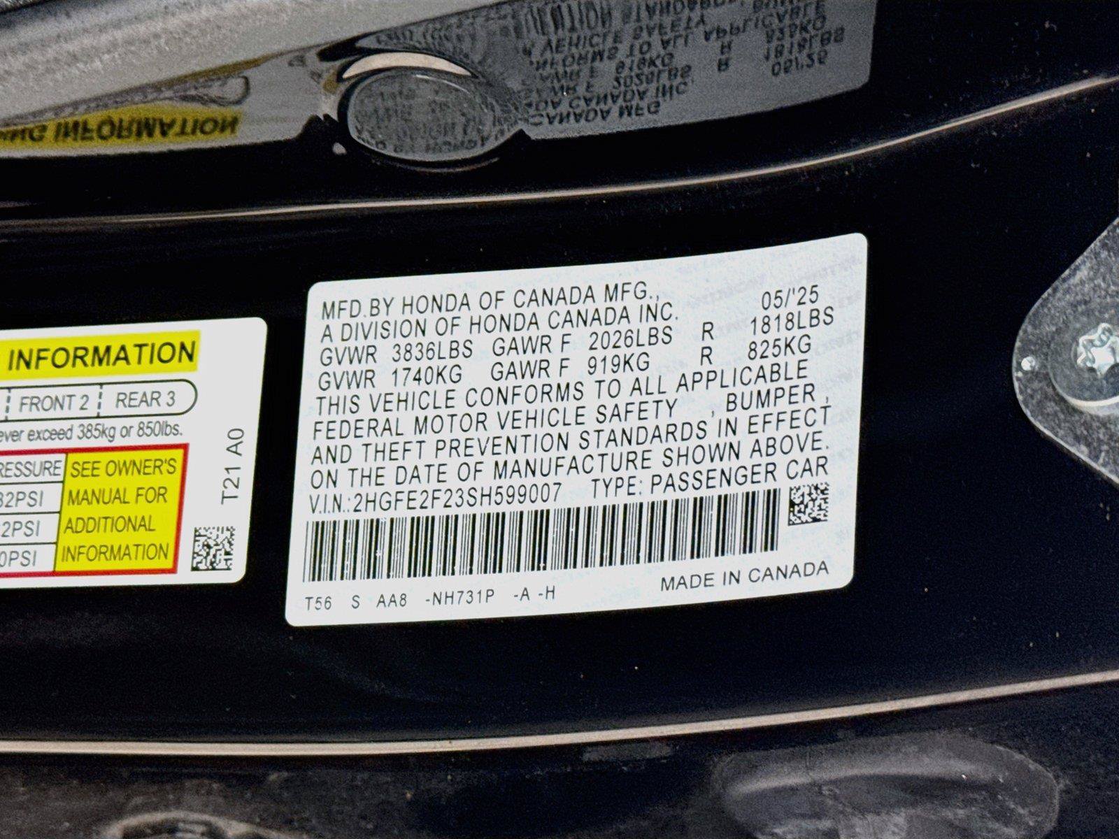 Used 2025 Honda Civic LX image 21
