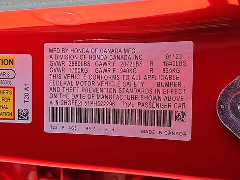 Used 2023 Honda Civic Sport image 26