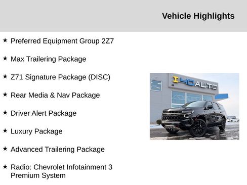 Used 2021 Chevrolet Tahoe Z71 w/ Z71 Signature Package image 2