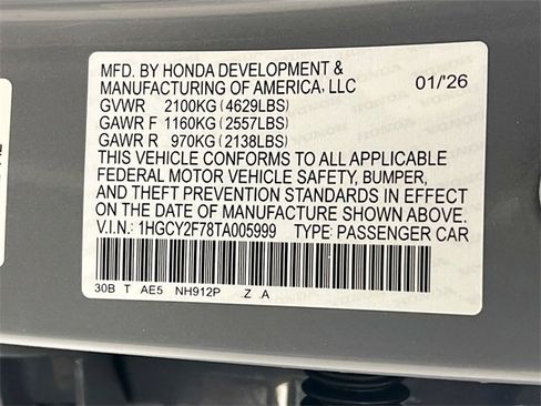 New 2026 Honda Accord Sport image 33