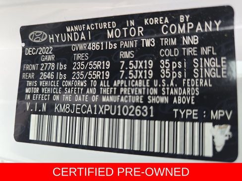 Certified 2023 Hyundai Tucson Limited w/ Cargo Package AWD/4WD image 36