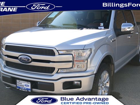 Certified 2019 Ford F150 Platinum w/ Technology Package AWD/4WD image 1