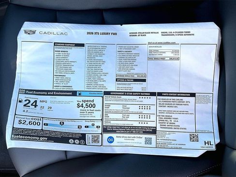 New 2026 Cadillac XT5 Luxury image 14