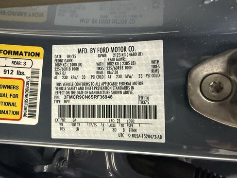 New 2025 Ford Bronco Sport Outer Banks w/ Outer Banks Tech Package+ image 19