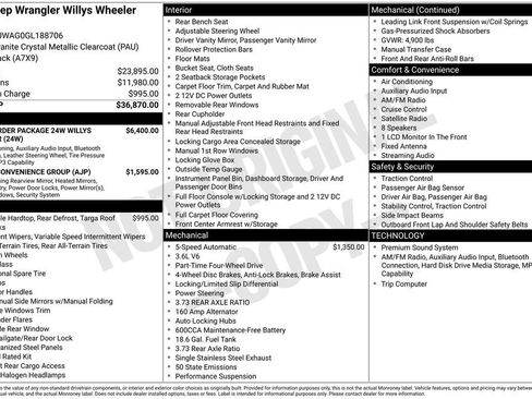 Used 2016 Jeep Wrangler Sport image 6