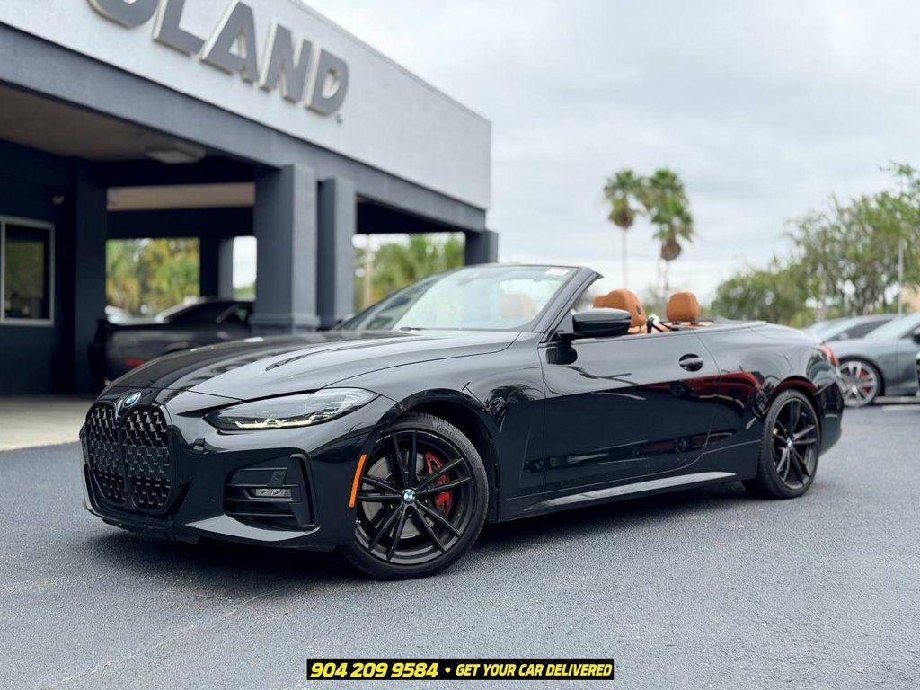 Used 2022 BMW 430i Convertible w/ M Sport Package RWD image 1