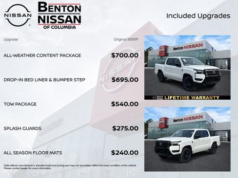 New 2026 Nissan Frontier SV w/ All-Weather Content Package AWD/4WD image 7