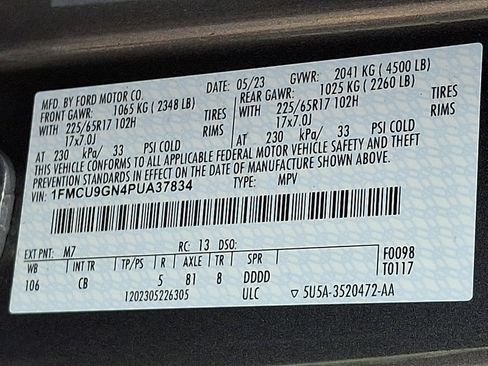 Used 2023 Ford Escape Active w/ Tech Pack #1 AWD/4WD image 26