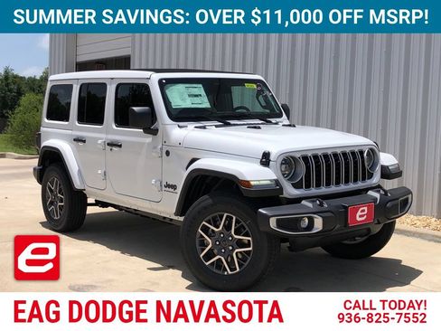 New 2025 Jeep Wrangler Unlimited Sahara w/ Safety Group AWD/4WD image 1