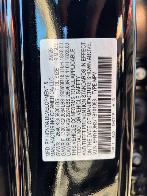 New 2026 Honda Passport RTL image 18