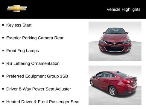 Used 2017 Chevrolet Cruze LT w/ Convenience Package FWD image 20