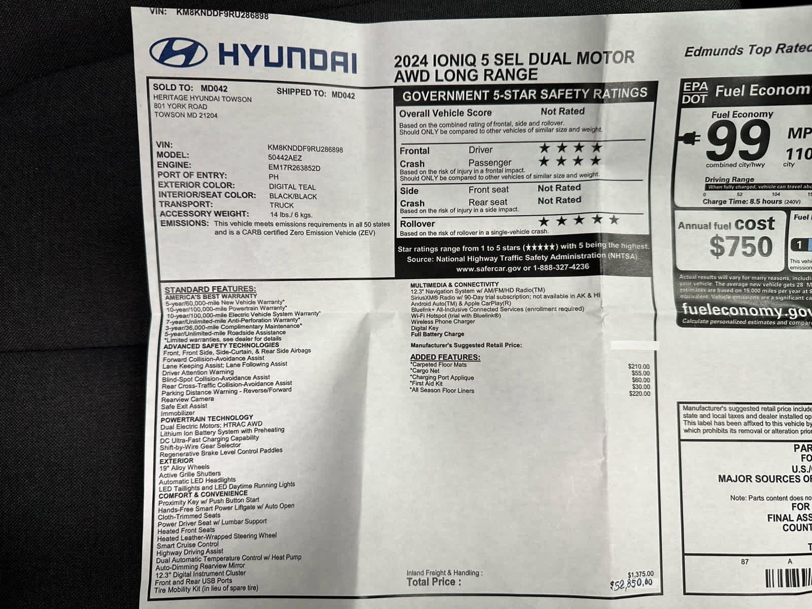Used 2024 Hyundai Ioniq 5 SEL AWD/4WD image 37