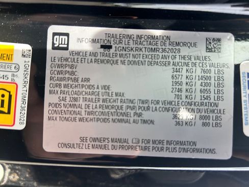 Used 2021 Chevrolet Tahoe RST AWD/4WD image 37
