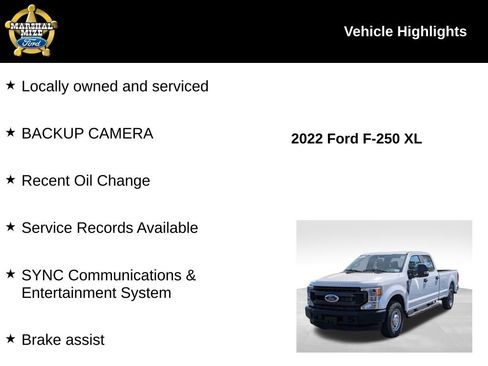 Used 2022 Ford F250 XL w/ Power Equipment Group image 2