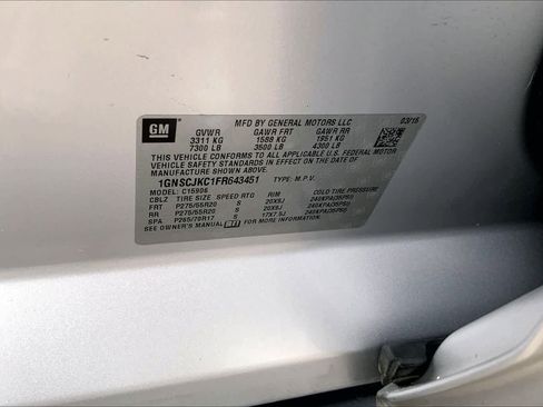 Used 2015 Chevrolet Suburban LT w/ Luxury Package RWD image 33