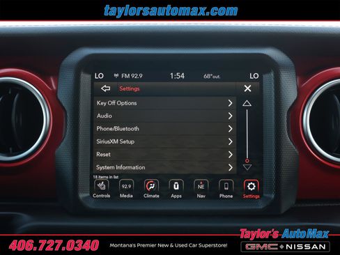 Used 2020 Jeep Gladiator Rubicon w/ Uconnect 4C Nav & Sound Group AWD/4WD image 21