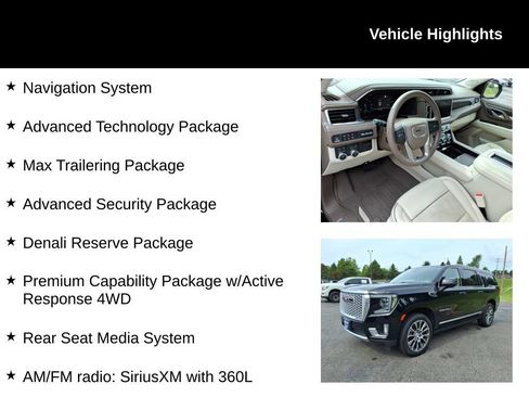 Used 2023 GMC Yukon XL Denali w/ Max Trailering Package AWD/4WD image 6