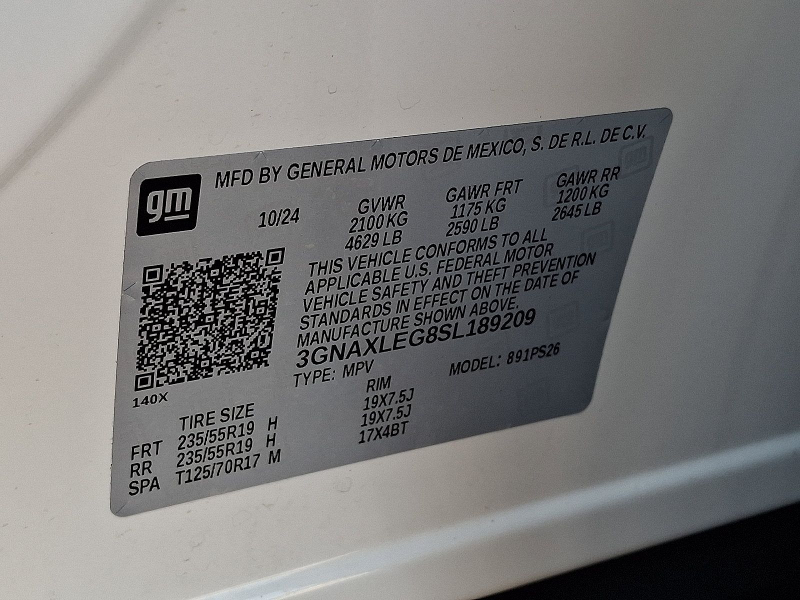 Certified 2025 Chevrolet Equinox RS FWD image 27