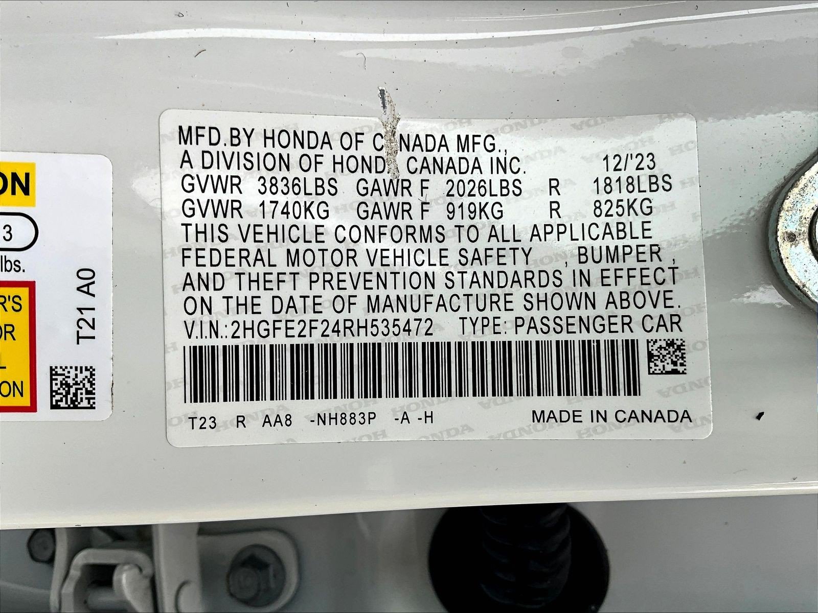 Used 2024 Honda Civic LX image 18