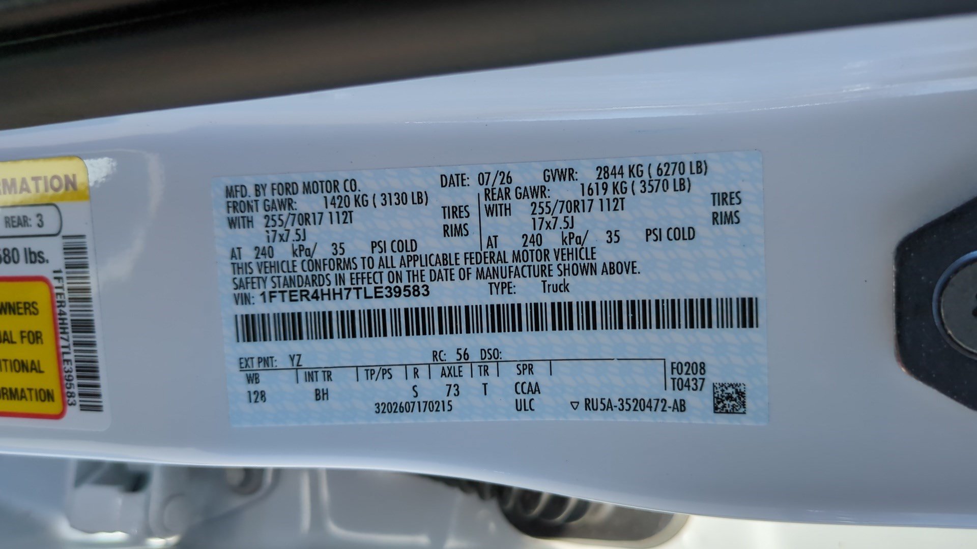 New 2026 Ford Ranger XLT AWD/4WD image 16