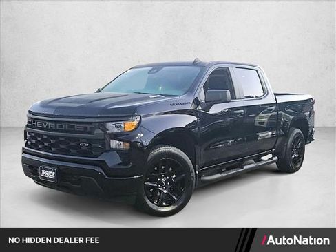 Used 2024 Chevrolet Silverado 1500 Custom w/ LPO, Dark Essentials Package RWD image 1