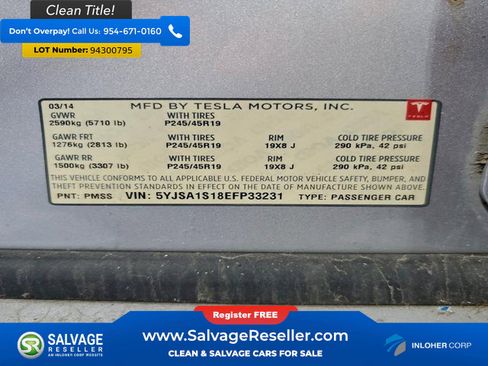 Used 2014 Tesla Model S image 16