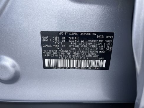 Used 2022 Subaru Outback Premium image 12