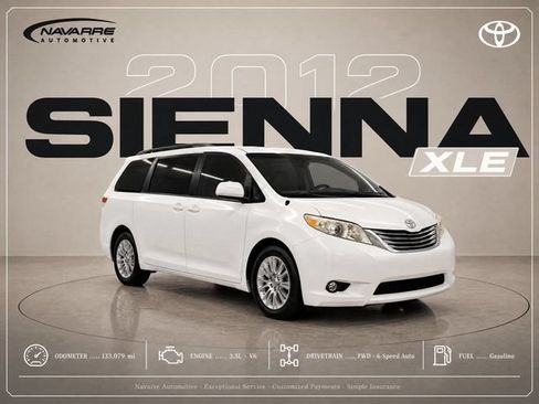 Used 2012 Toyota Sienna XLE w/ Entertainment Pkg FWD image 1