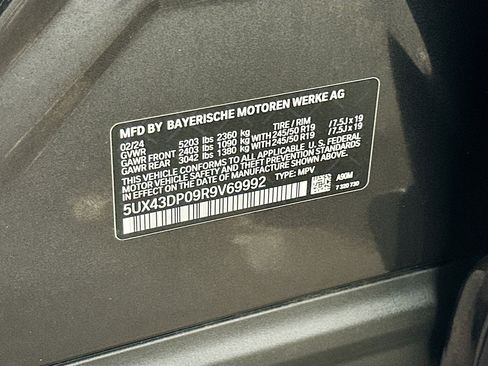 Certified 2024 BMW X3 sDrive30i w/ Convenience Package image 34