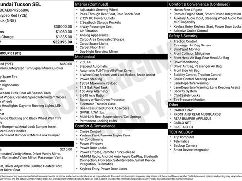 Certified 2023 Hyundai Tucson SEL AWD/4WD image 6