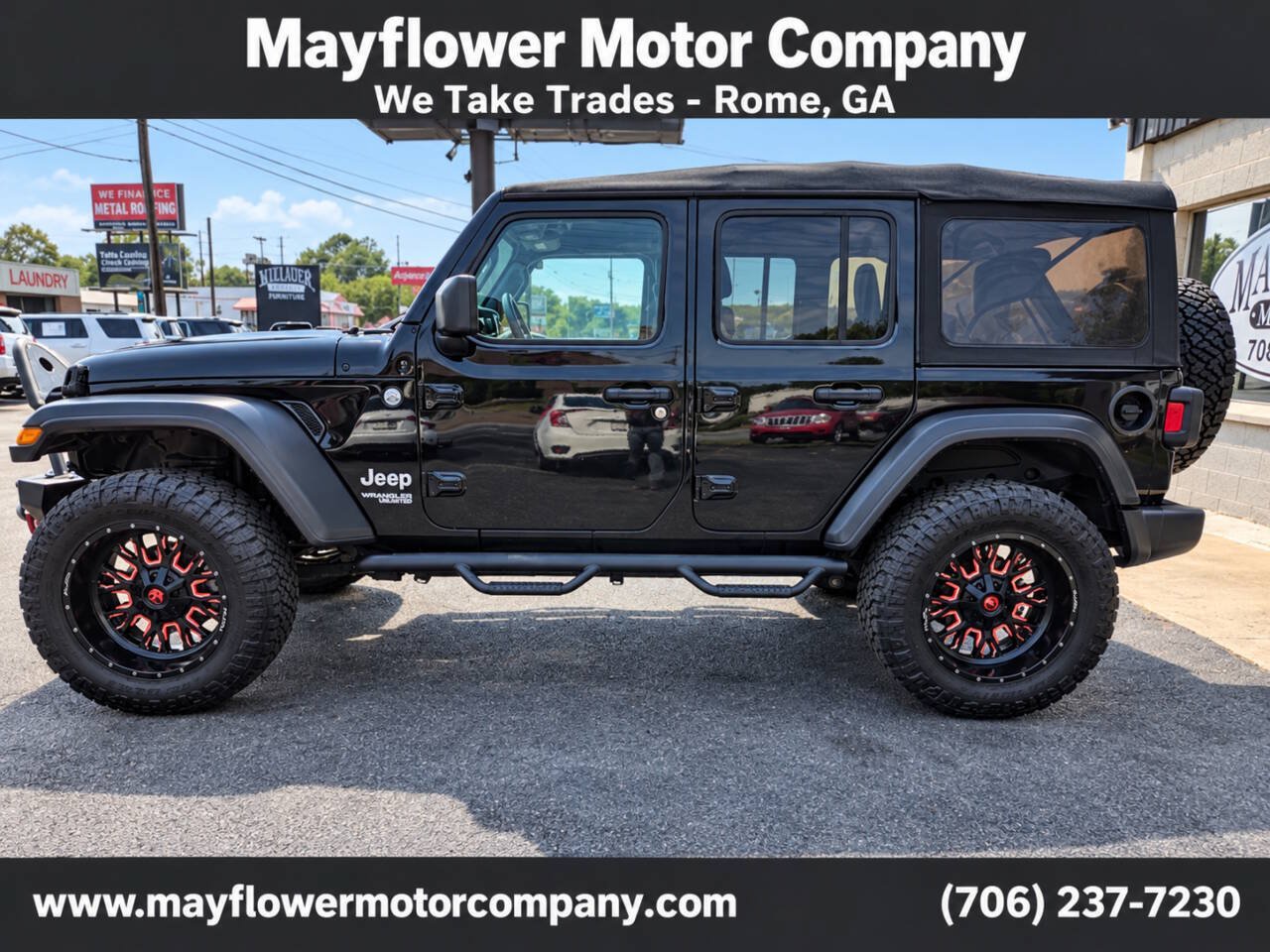 Used 2018 Jeep Wrangler Unlimited Sport S AWD/4WD image 3