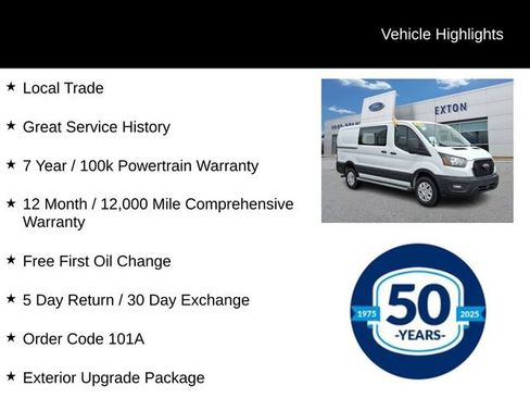 Certified 2023 Ford Transit 250 Base w/ Exterior Upgrade Package image 7
